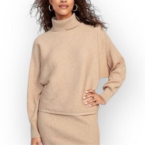 Old Navy Cropped Rib-Knit Turtleneck Sweater 3X